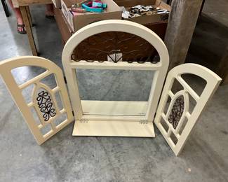 Farmhouse Mirror & Shutters