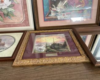 Thomas Kinkade Framed Print
