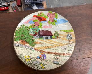 Byron Molds 3D Ceramic Wall Hanging Plate