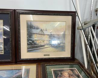 Thomas Kinkade Framed Print
