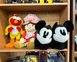 Elmo Chicken Dance Plush - Strawberry Shortcake Plush - Mickey Mouse Slippers
