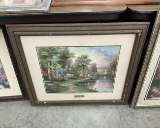 Thomas Kinkade Framed  Print