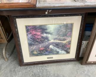 Thomas Kinkade Framed Print