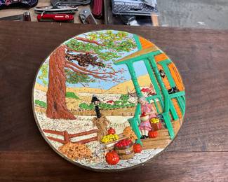 Byron Molds 3D Wall Hanging Plate