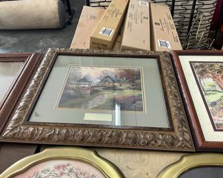Kinkade Framed Print