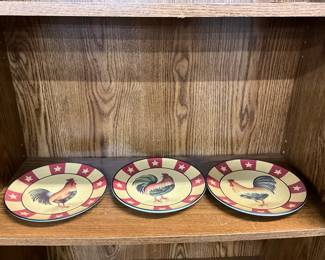 Home Interiors Rooster Plates