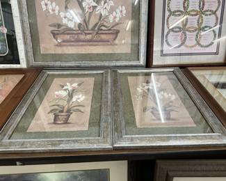Framed Floral Print