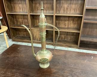 Tall Brass Teapot  