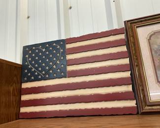 Wood American Flag