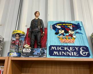 NASCAR Figure - Star Wars Figure - Disney Mickey & Minnie