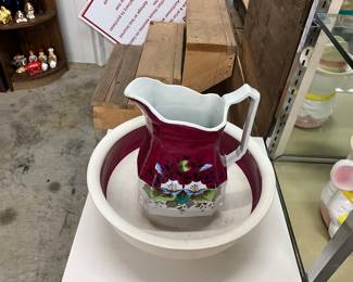 Washing Pitcher & Bowl