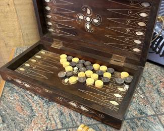 Backgammon Fold Up Board Game