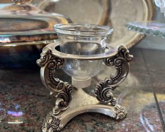 Godinger Silver Art Co. Riser Pillar Candle Holder 