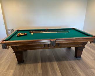 Custom Made American Games Inc. Pool Table