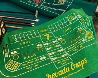 Craps Felt Board