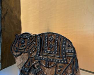 Elephant Textile Printing Block
