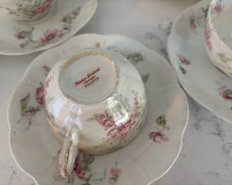 Theodore Haviland Limoges France Tea Cup and Saucers
