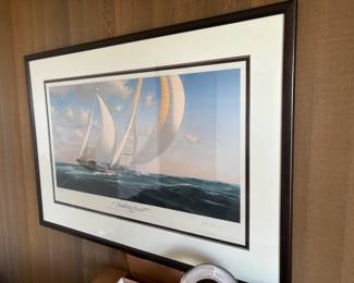 Framed & Matted "Reaching Home" Print by John Mecray