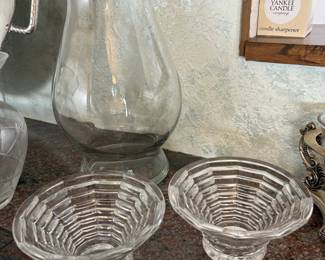Pair of Ralph Lauren Lead Crystal Votive Candle Holders