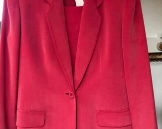 Charter Club Red Blazer with Matching Blouse – Size 10 Petite