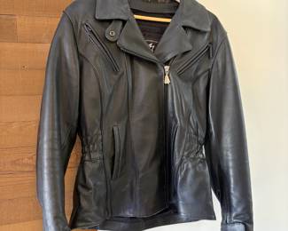 Women's Hein Gericke Speedware Padded Thermoliner Leather Motorcycle Jacket – Size Medium