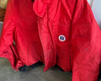 Mustang Red Survival Bomber Jacket