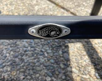 Pair of Hampton Bay White Cantilever Patio Chairs