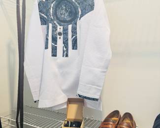 Traditional African Men's Shirt, XL