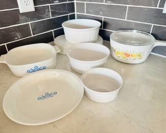 Vintage Corelle and Corning ware