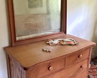Vintage Chest w/ Mirror