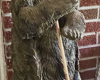 Carved Bear Statue