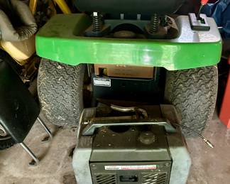 John Deer Lawnmower, Coleman Powermate Portable Generator