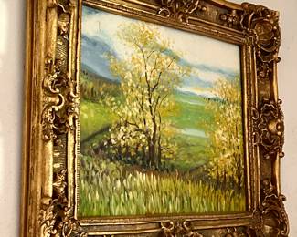 Large Landscape with Gilt Frame