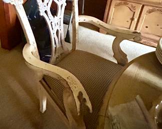 Pair of Beautiful Chairs w/ Shell Motif