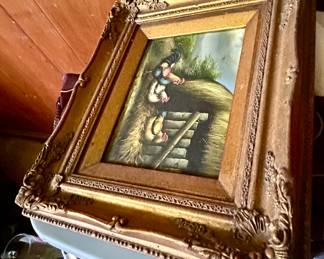 Framed Rooster