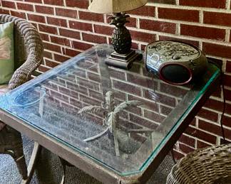 Brass & Glass Table