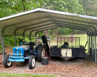 Shed, Trailer, Old Tractor