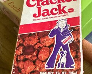 Vintage plastic Cracker Jacks Box