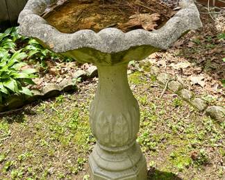 Concrete Bird Bath