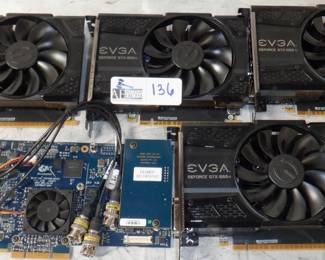 LOT COMPUTER CARDS BLUEFISH TECHNOLOGIES, GE FORCE GTX 1050I