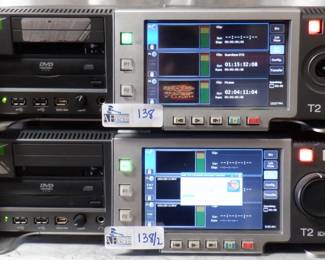 LOT OF 2 GRASS VALLEY T2 IDDR RECORDERS