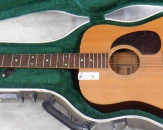 H0HNER ACOUSTIC GUITAR WITH HARD CASE
