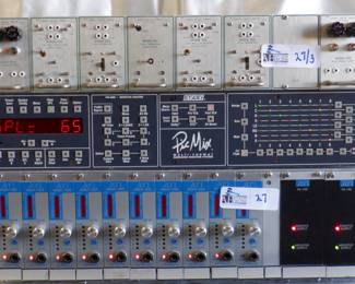 LOT OF 3 ELECTRONICS OTARI PIC MIX SURROUND MONITOR SYSTEM, GVG DA, ATI