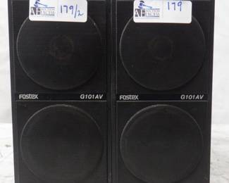 LOT OF 2 FOSTEX G10-1AV SPEAKERS