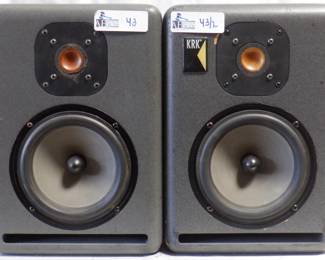 LOT OF 2 KRK MODEL 6000 SPEAKERS
