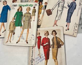 Some of the vintage patterns. Over 500 patterns from the 1940s to contemporary