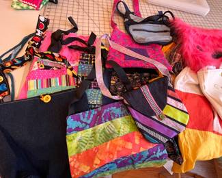Handmade bags and pouches and fanny packs