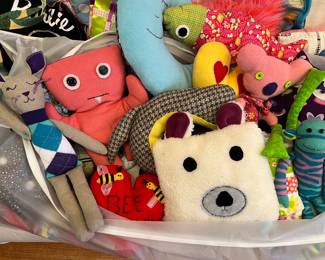 Handmade stuffed animals