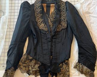 Victorian bodice with incredible detail and lace