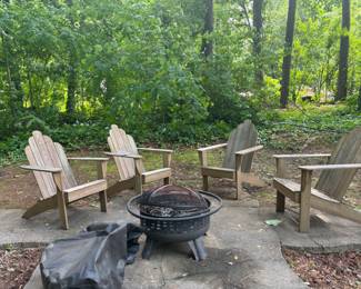 Teak Adirondack Chairs - total 6 (two still new in box); Asking $500 for all 6 OBO